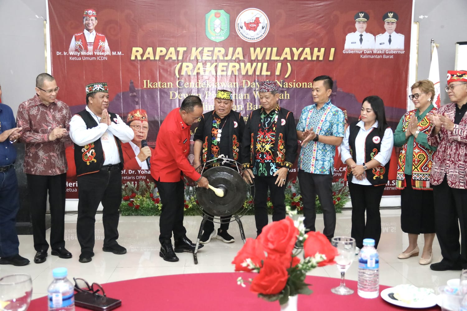 Wagub Krisantus Dorong Cendekiawan Dayak Jadi Mitra Strategis Pemerintah Melalui Rakerwil ICDN Kalbar