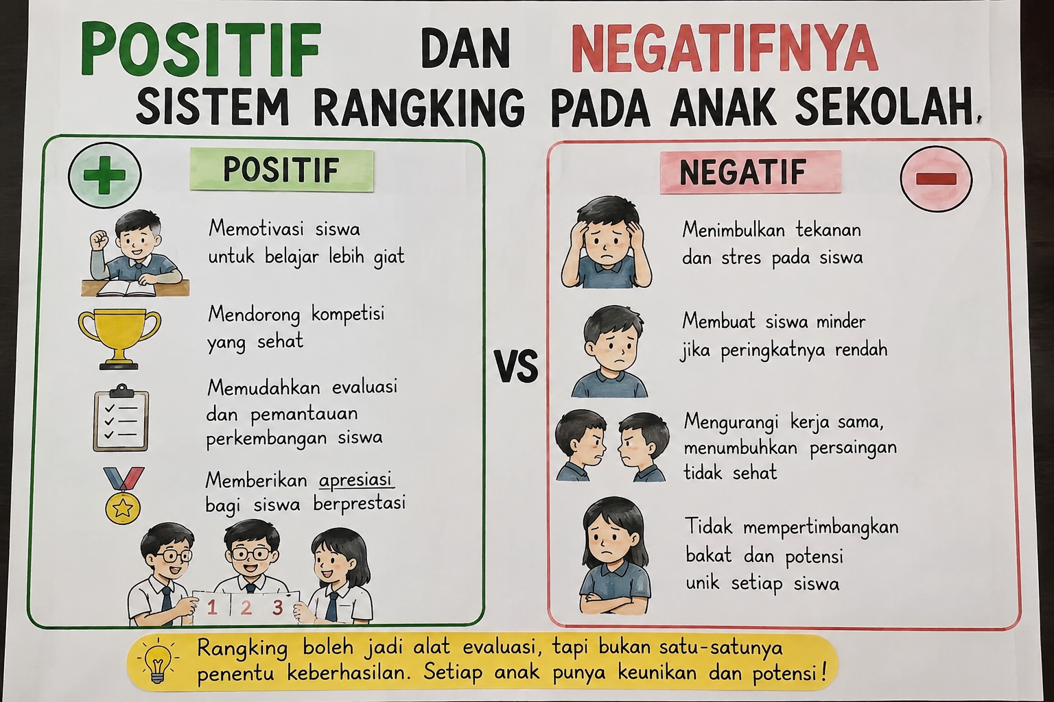 Hilangnya Sistem Ranking di Sekolah: Apakah Bertentangan dengan Undang-Undang Pendidikan?
