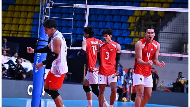 Bungkam Thailand Lewat Drama 5 Set, Timnas Voli Indonesia Melesat ke Peringkat Kedua Klasemen AVC Cup 2026