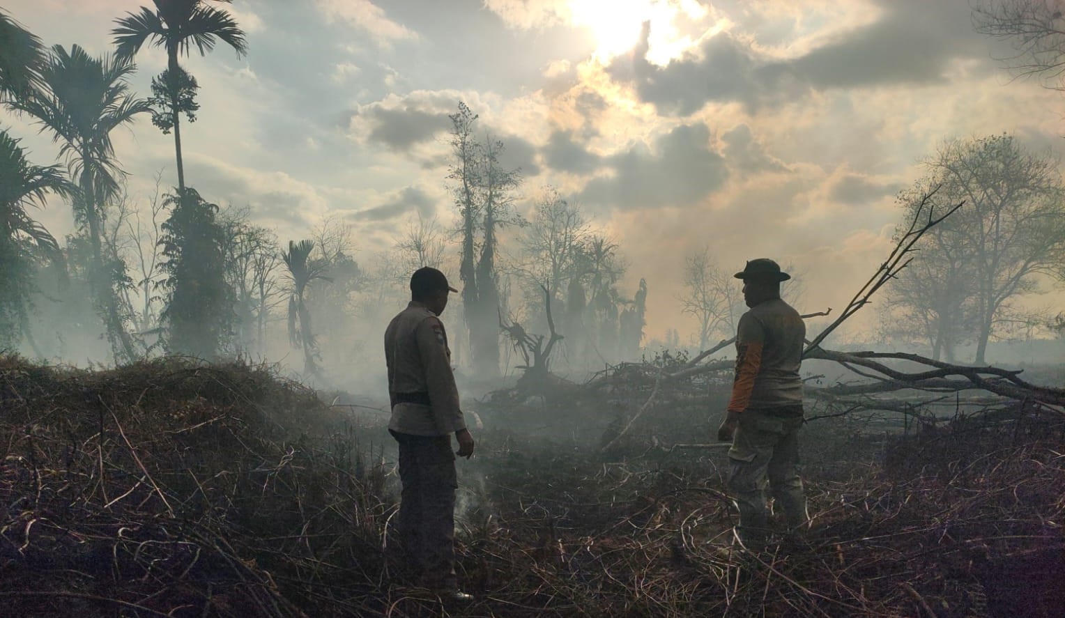 Delapan Hektare Lahan Terbakar dalam Kejadian Karhutla di Kubu Raya