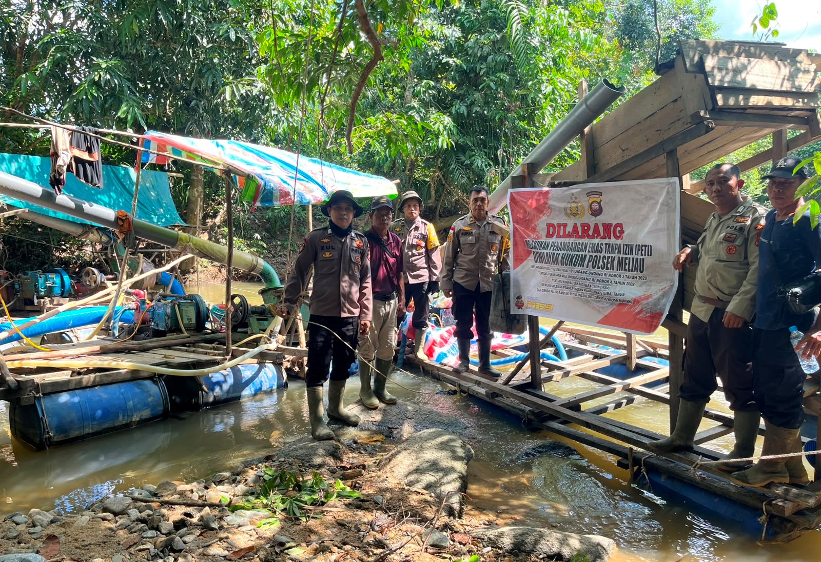 Polisi Gandeng Pemerintah Desa Optimalkan Pencegahan Tambang Ilegal Cegah Pekerja Luar Daerah