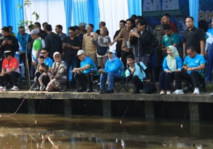 Lomba Mancing HUT Bank Kalbar Jadi Ajang Hiburan Rakyat dan Penggerak Ekonomi Lokal