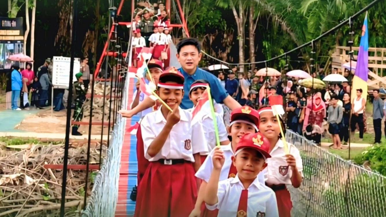 Jembatan Perintis Jagoi Babang Perkuat Sinergi Lintas Sektor di Beranda Negara