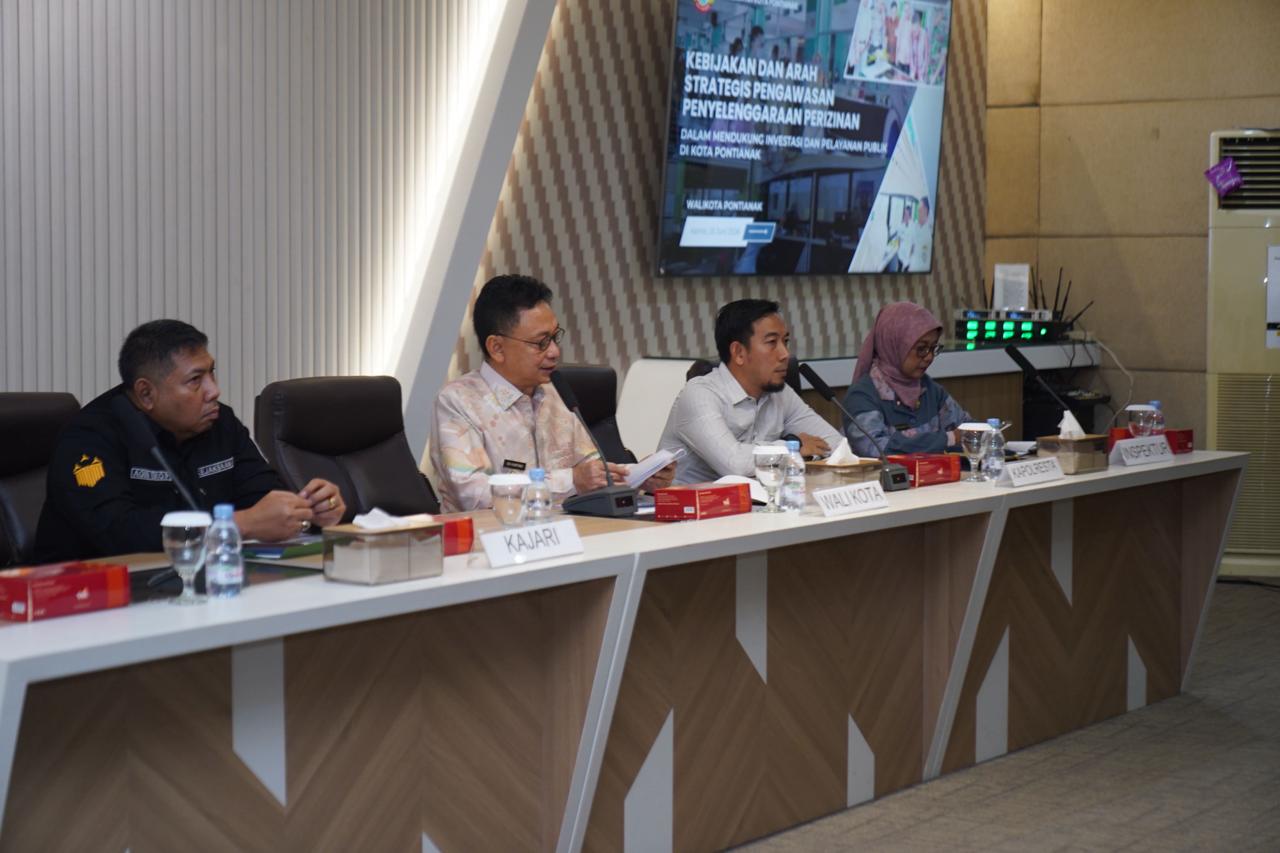 Pemkot Pontianak Tetapkan Lima Prioritas Pengawasan Perizinan di Tahun Ini