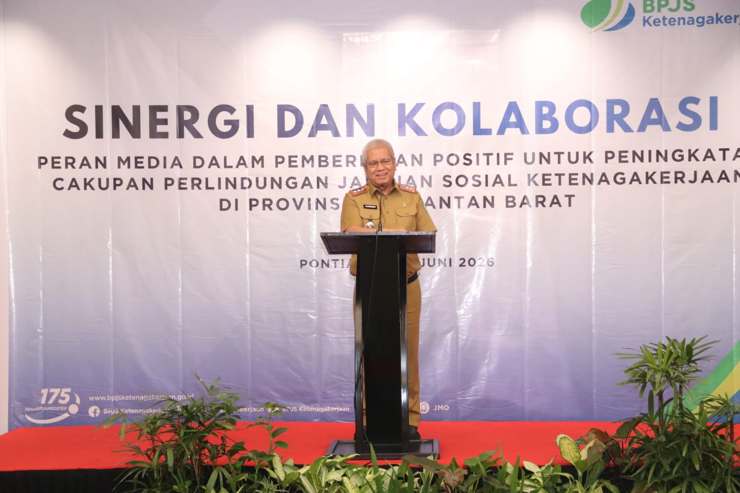 Pemprov Kalbar dan AMSI Perkuat Sinergi Dukung Perluasan Kepesertaan BPJS Ketenagakerjaan