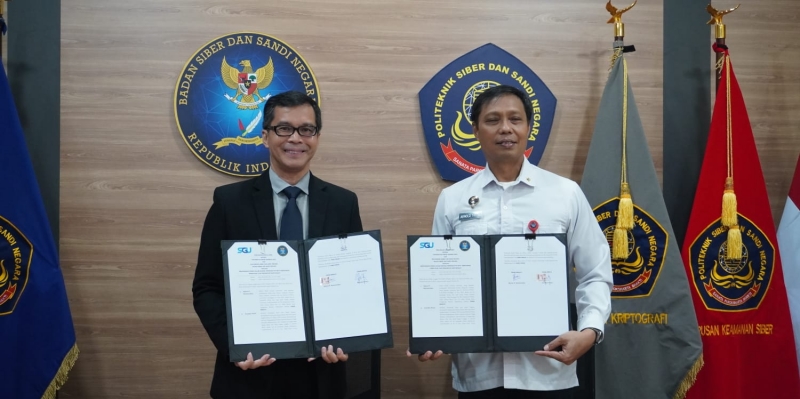 SGU dan Poltek SSN Sepakati Kerja Sama Pendidikan dan Penelitian Keamanan Siber