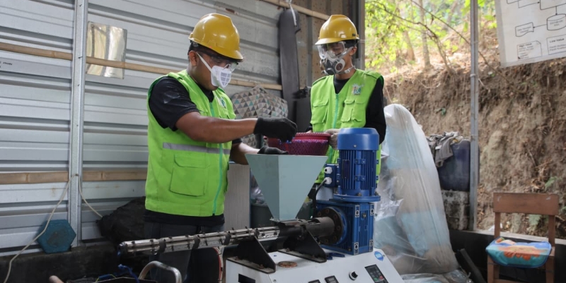 PGN Bangun Ekosistem Pengolahan Sampah Plastik Berbasis Masyarakat di Cilegon