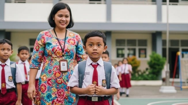 Antar Anak Masuk Sekolah Hari Pertama, Pemerintah Diminta Fleksibel Terkait Jam Kerja ASN