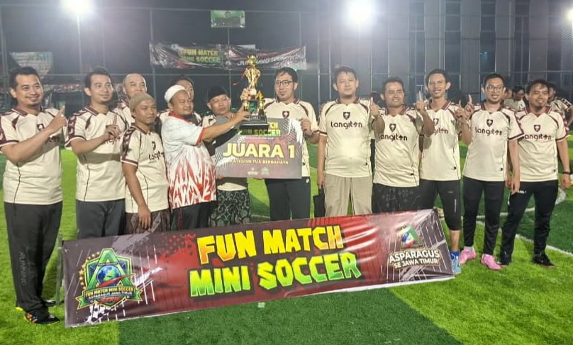 Mini Soccer Asparagus Jadi Miniatur Muktamar NU, Ratusan Gus Gaungkan Sportivitas