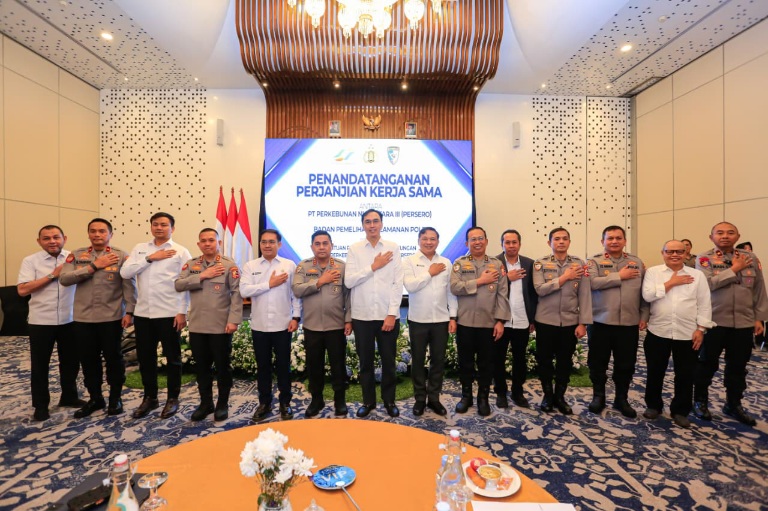 PTPN III (Persero) dan Baharkam Polri Perkuat Sinergi Pengamanan Aset Strategis Negara