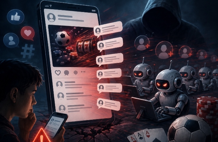 Waspada! Modus Judi Online Kini Incar Media Sosial Lewat Bot Otomatis