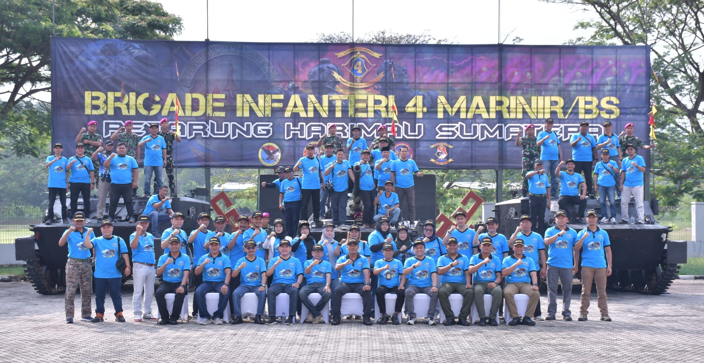 Danbrigif 4 Mar/BS Perkuat Sinergi Bersama Insan Pers Melalui Media Gathering
