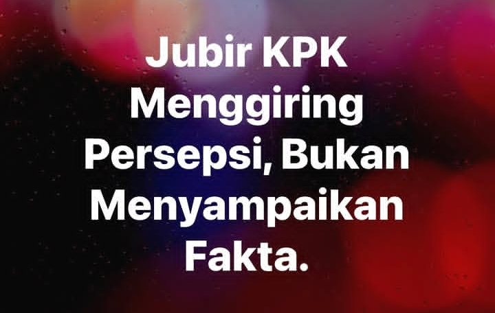 Geisz Sebut Pemberitaan KPK Memicu Persepsi Keliru