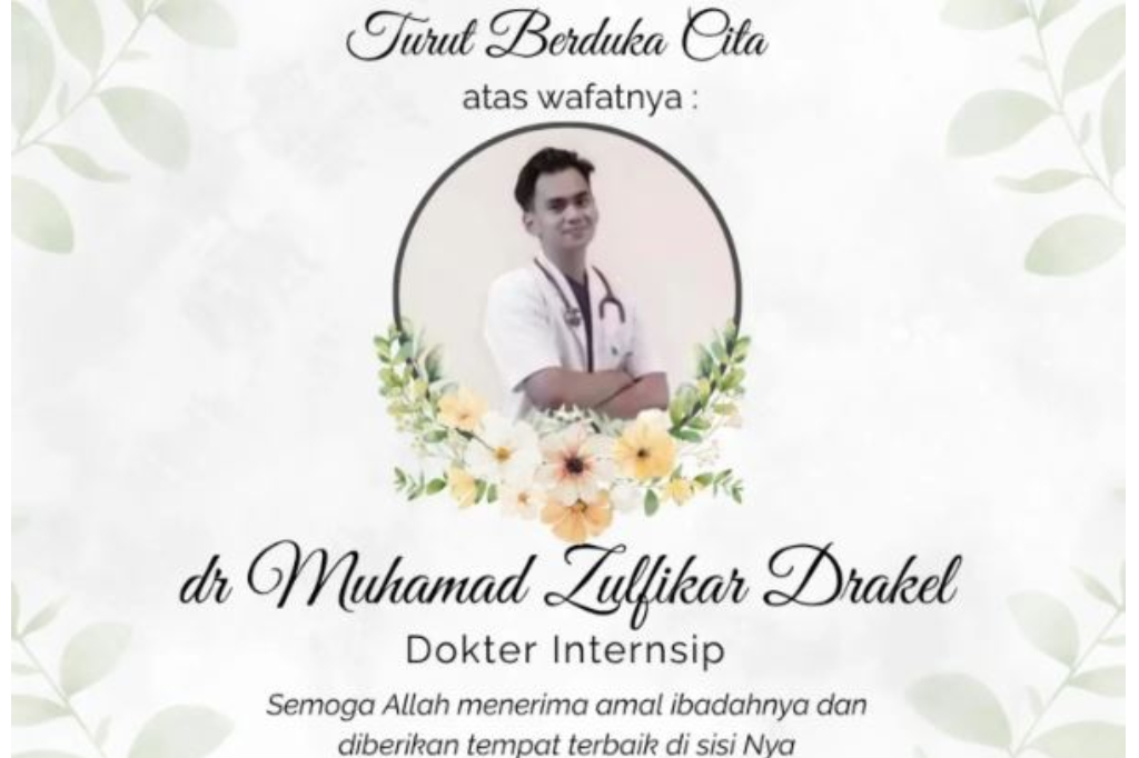 Dokter Zulfikar Diduga Meninggal Akibat Kelebihan Beban Kerja, Kemenkes: Kematian Akibat Penyakit Sensitif