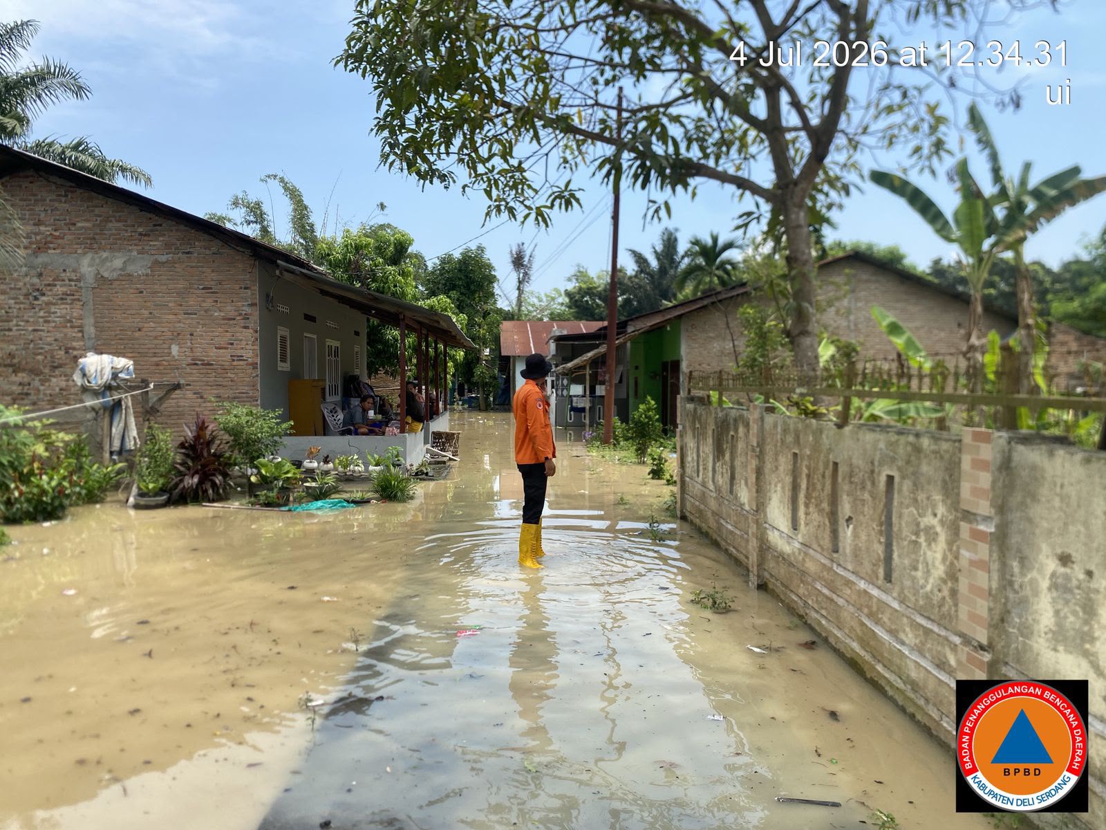 Banjir dan Angin Kencang Akibat Cuaca Ekstrem Landa Wilayah Deli Serdang