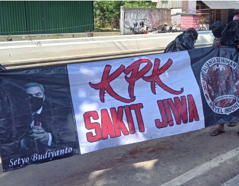 Kasus Blueray Cargo Tebang Pilih, ASNI Gelar Teater "KPK Sakit Jiwa"