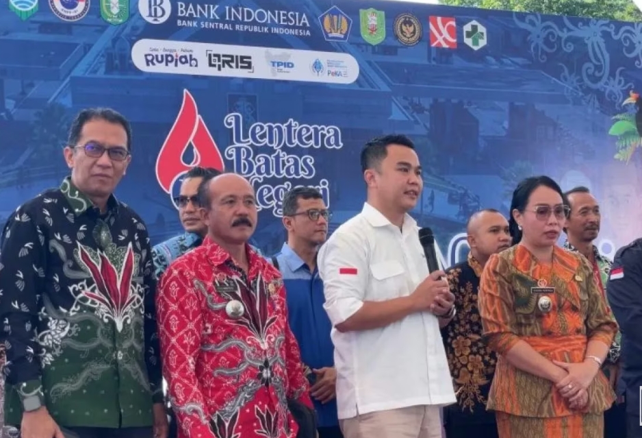 Bank Kalbar Berkolaborasi Dukung Lentera Batas Negeri di PLBN Entikong