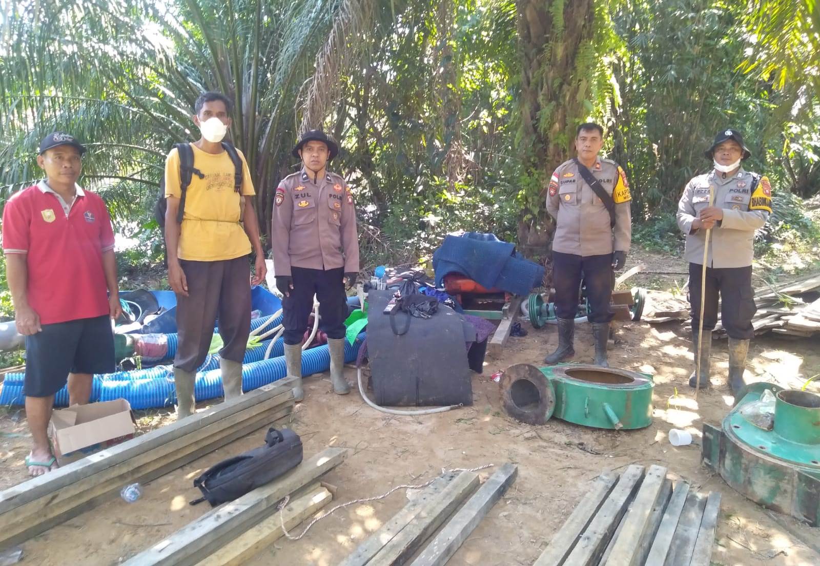 Pekerja Luar Daerah Diduga Jadi Dalang Penambangan Emas Tanpa Izin di Meliau
