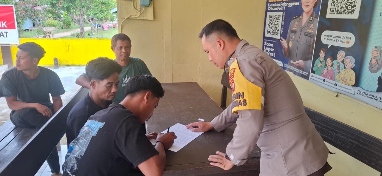 Polisi Beri Pembinaan Orang Tua Remaja Pelanggar Aturan Lalu Lintas di Ella Hilir