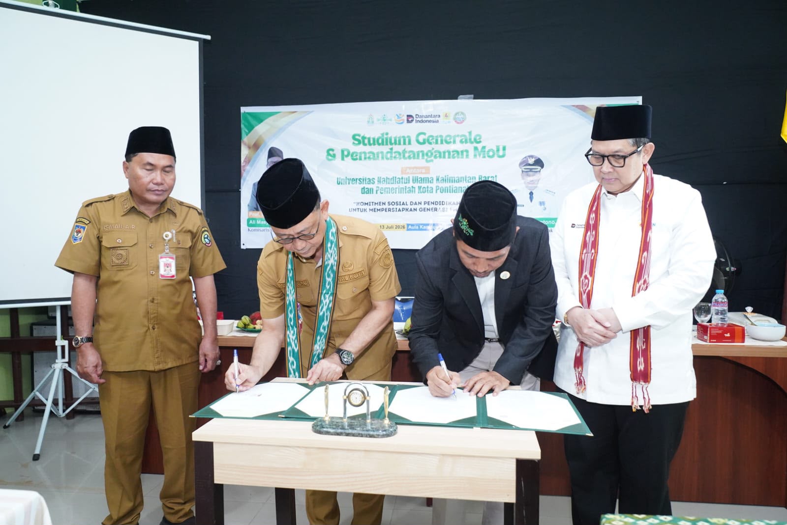 Pemerintah Kota Pontianak Sepakati Kerja Sama Tridarma Perguruan Tinggi Bersama UNU Kalbar