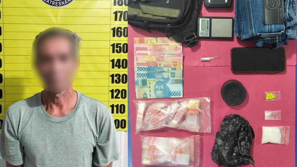 Polisi Tangkap Pria Paruh Baya Terkait Kasus Peredaran Sabu di Sanggau