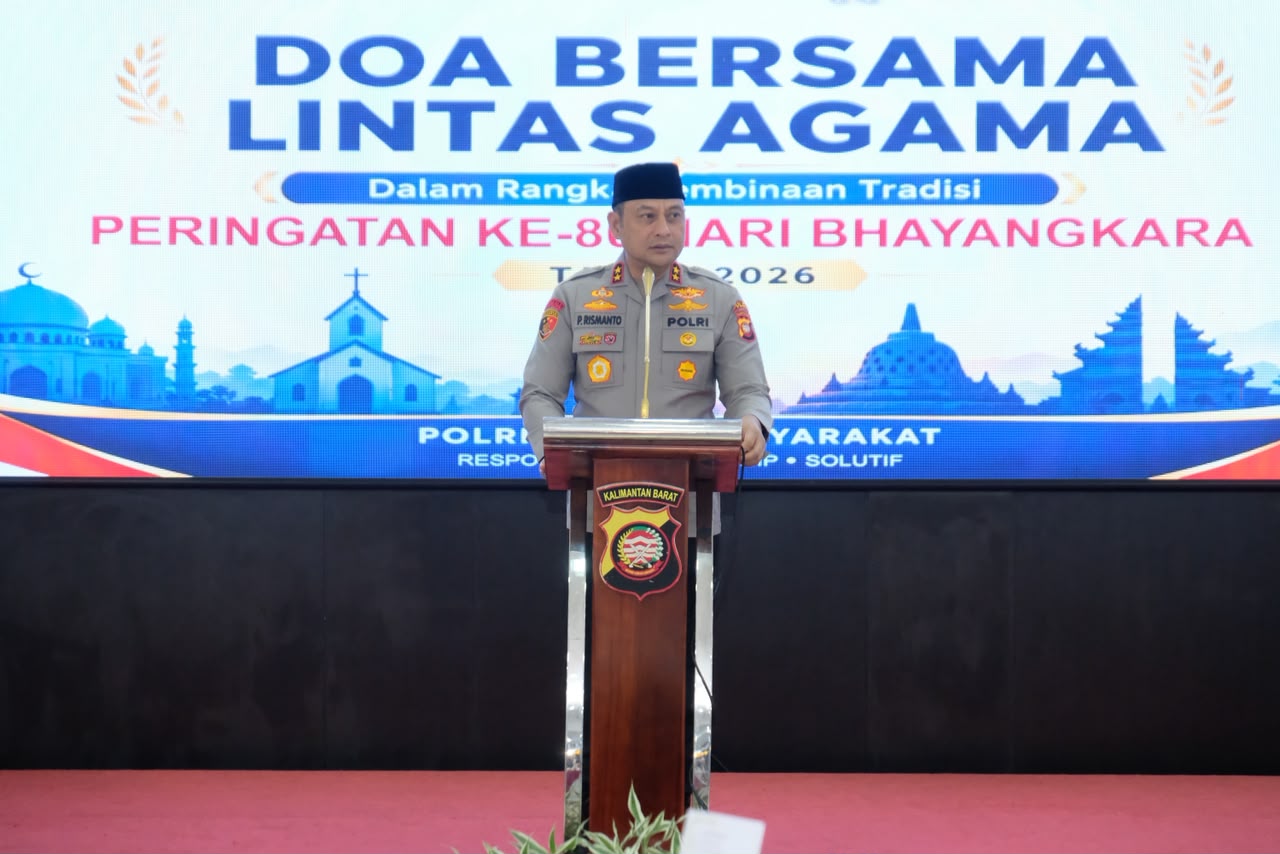 Kapolda Kalbar Tekankan Pentingnya Kolaborasi Warga dalam Momentum Hari Bhayangkara