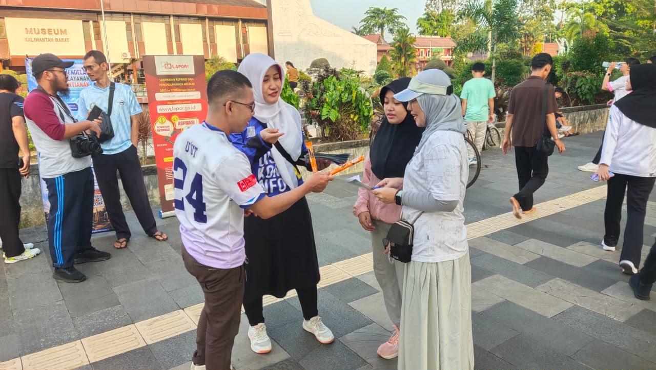 Diskominfo Pontianak Dekatkan Layanan Informasi Publik Lewat Program SIKAP Pontianak di Area CFD