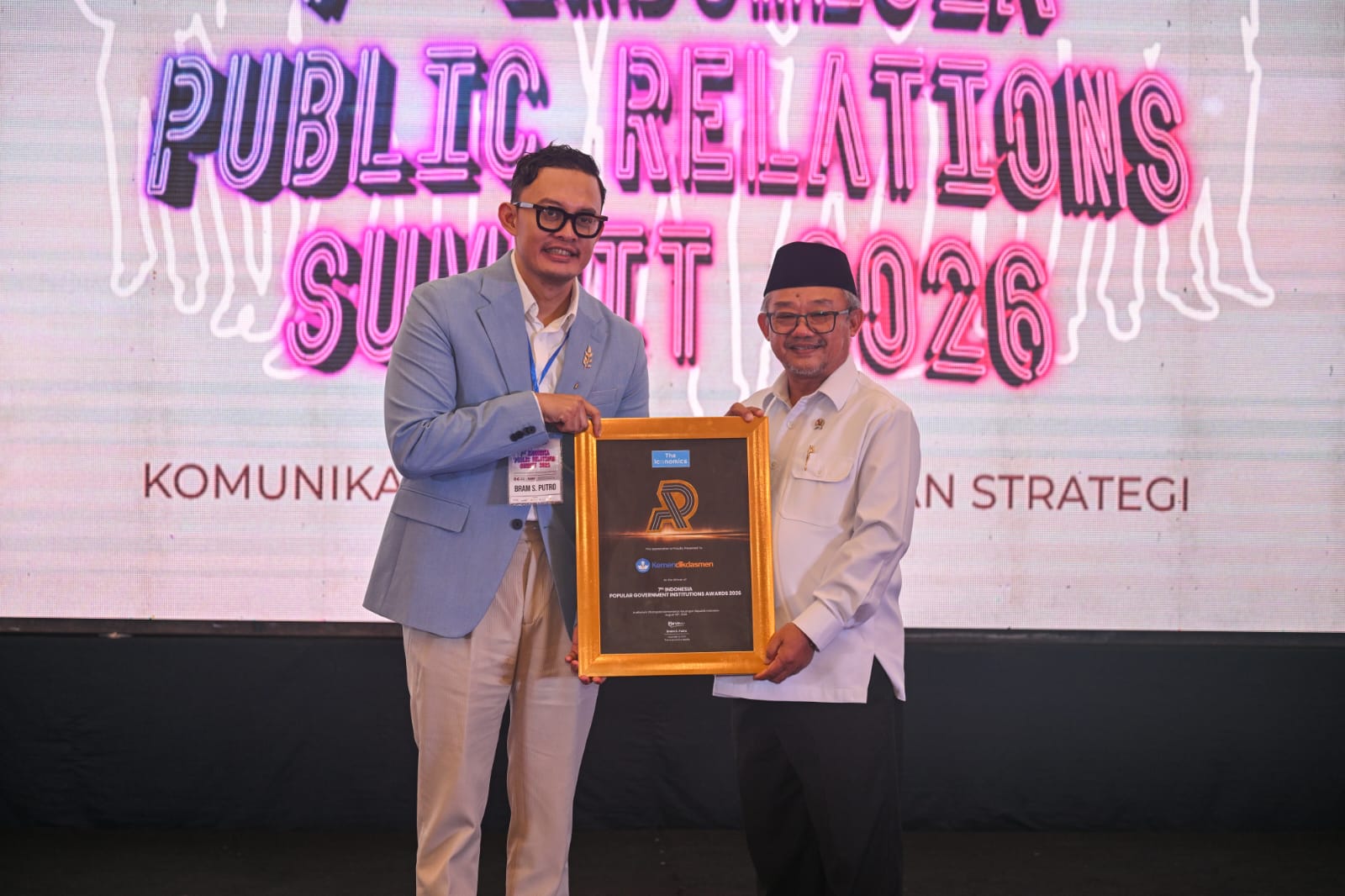 Kemendikdasmen Sabet Popular Government Institution Award 2026 Berkat Komunikasi Publik Adaptif