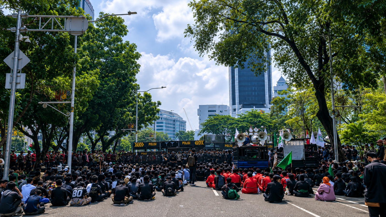 Demo Mahasiswa Kembali Marak, Istana Terlihat Santai