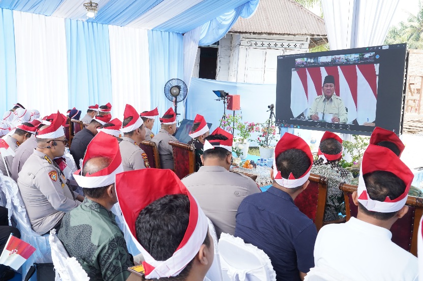 Presiden Prabowo Resmikan Jembatan Merah Putih Presisi, Kapolda Riau: 110 Jembatan untuk Warga Riau