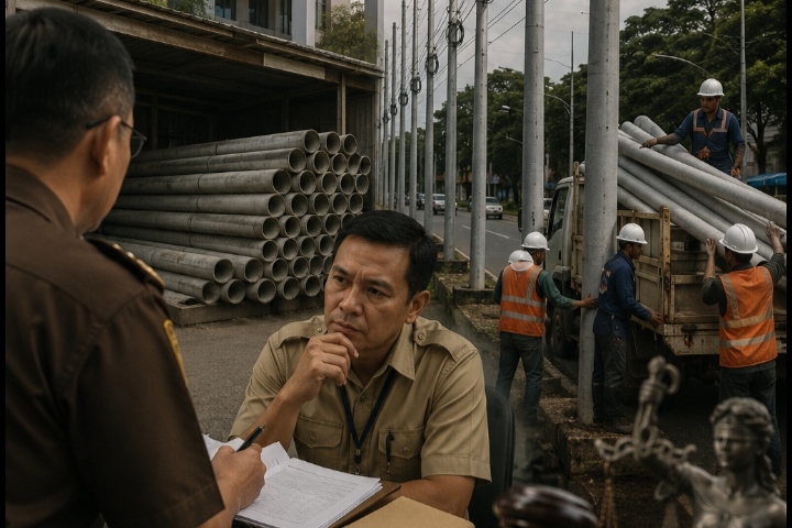 Kasus 700 Tiang Fiber Optik Disidik Kejaksaan, Diskominfo Banjarbaru Koperatif