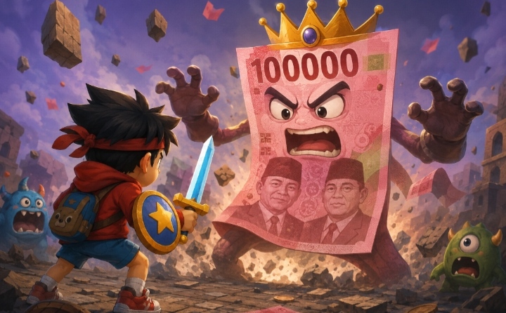 Kartun Anak dulu Melawan Monster, Sekarang Raja Terakhirnya Uang Seratus Ribu Anomali