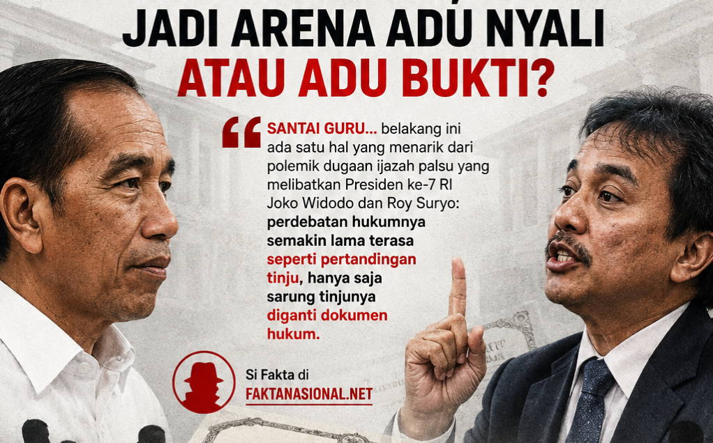 Jokowi vs Roy Suryo: Saling Tantang, Sidang Jadi Arena Adu Nyali atau Adu Bukti?