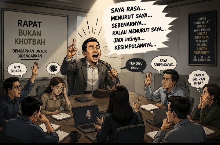 Ente Rapat atau Khotbah Jumat?