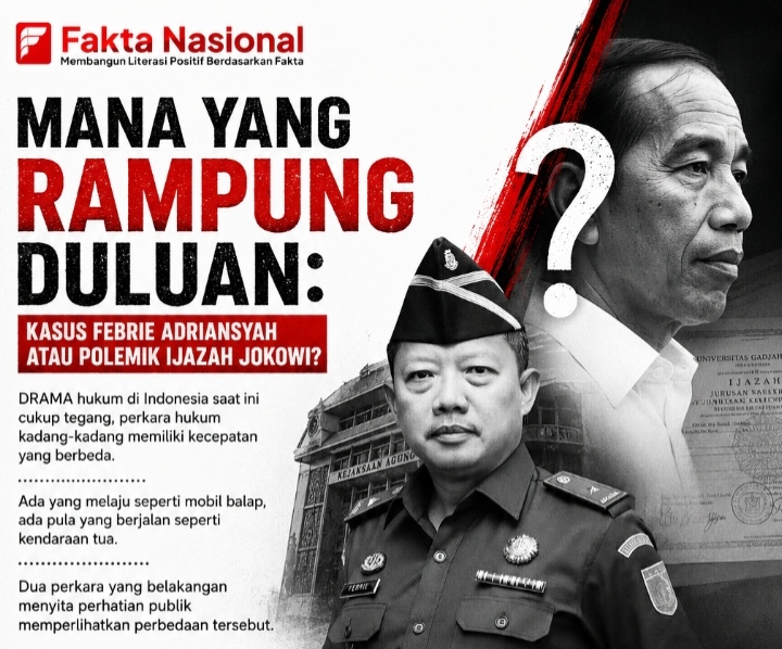 Mana yang Rampung Duluan: Kasus Febrie Adriansyah atau Polemik Ijazah Jokowi?