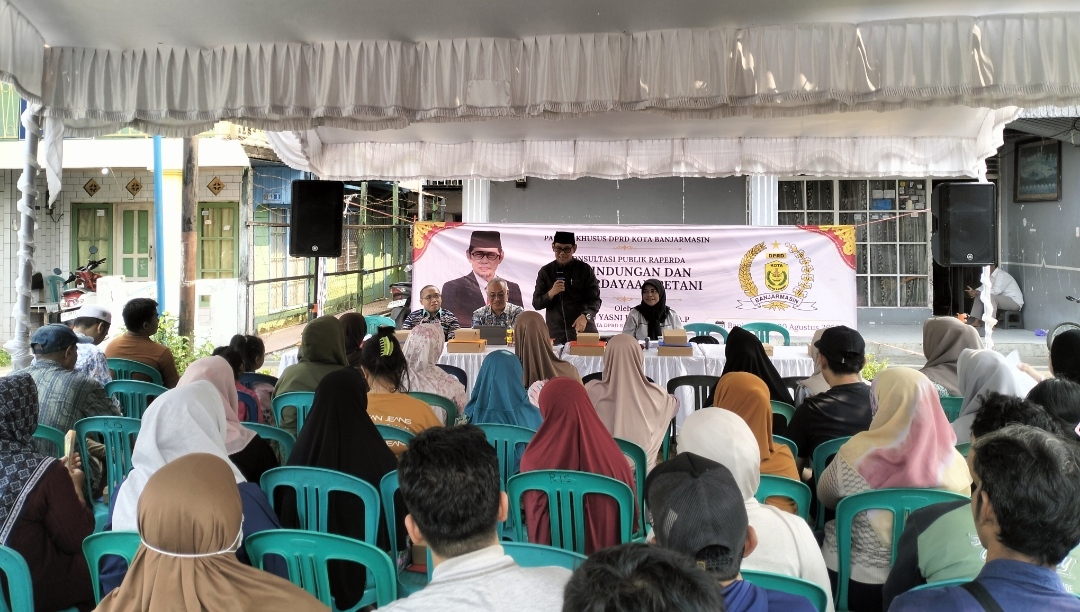 Anggota Dewan H.Gusti Yasni Iqbal Gelar Konsultasi Publik Raperda Tentang Perlindungan dan Pemberdayaan Petani