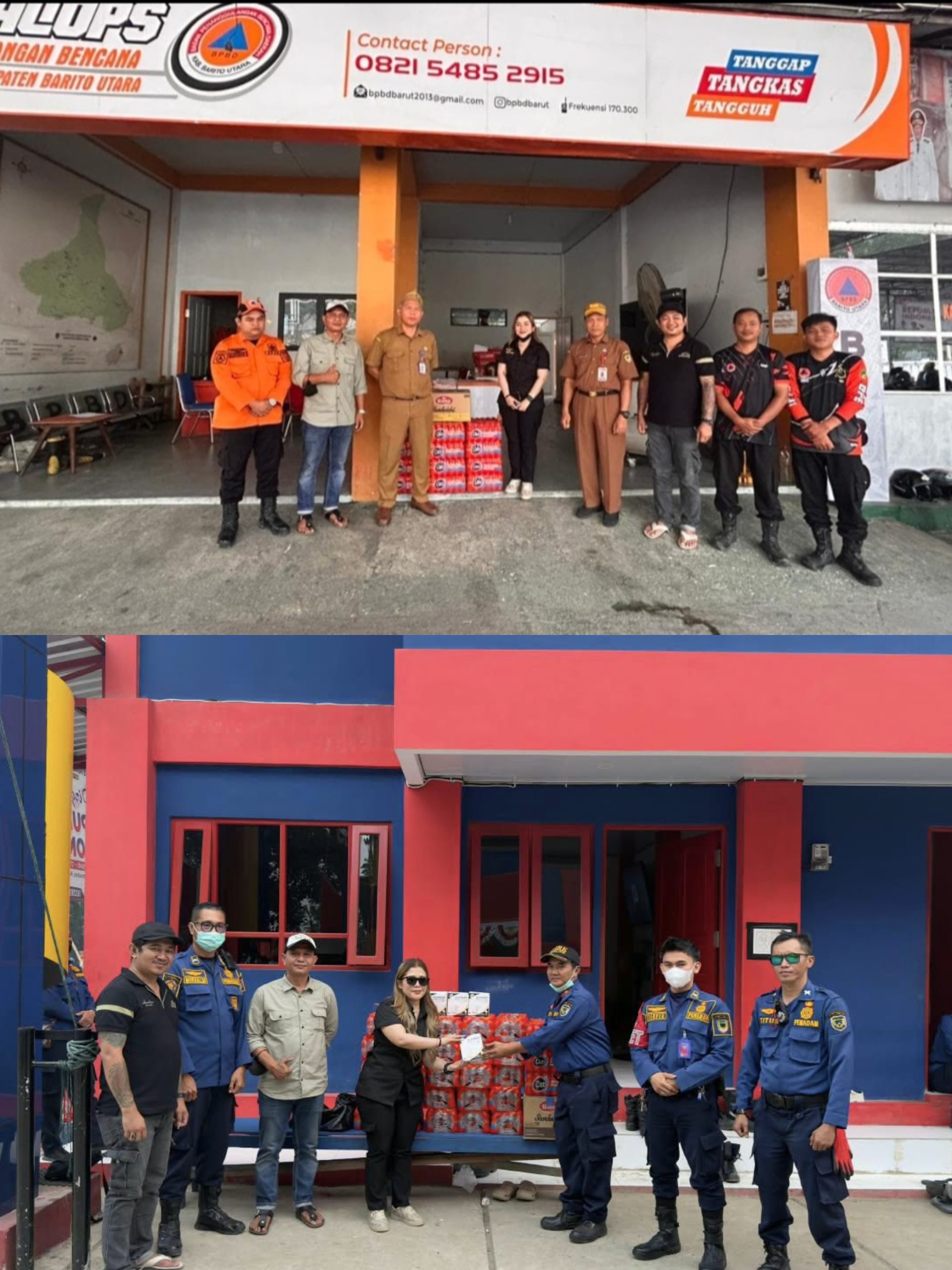 Tak Bisa Ikut Padamkan Api, Owner Holywish Pilih Bantu Logistik Untuk Satgas Karhutla Barito Utara