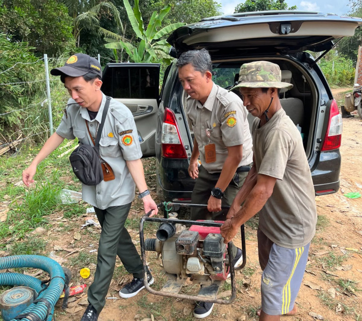 Cegah Gagal Panen di Pesawaran, Kementan Salurkan Pompa Air dan Penampung Air