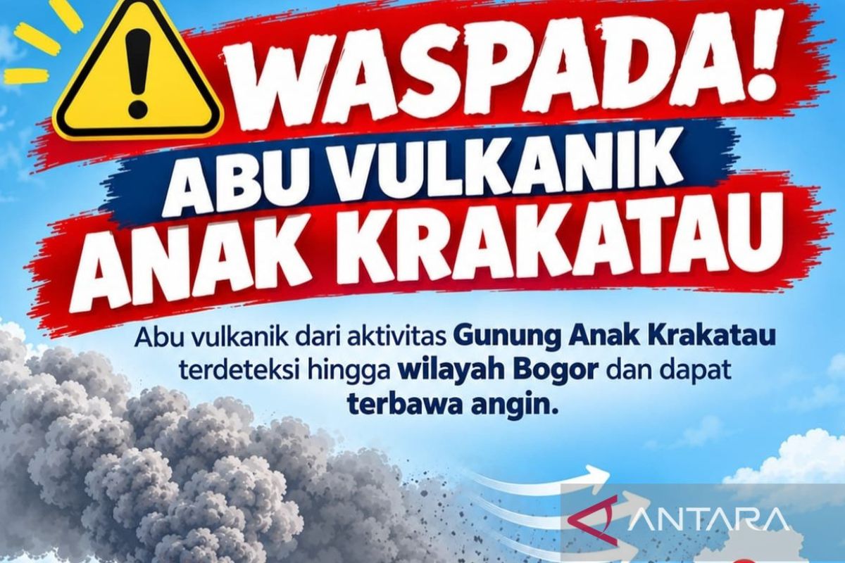 Walkot Jaksel: Ayo... Pakai Masker Hindari Abu Gunung Anak Krakatau