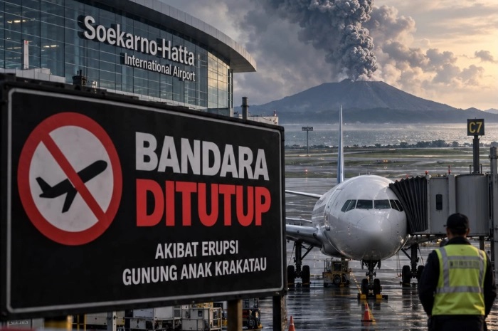6 Bandara Masih Ditutup Dampak Abu Anak Krakatau