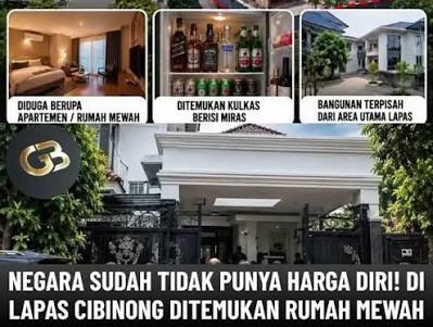 Kalapas Cibinong Bakal Dipanggil DPR Buntut Temuan Rumah Mewah di Dalam Lapas