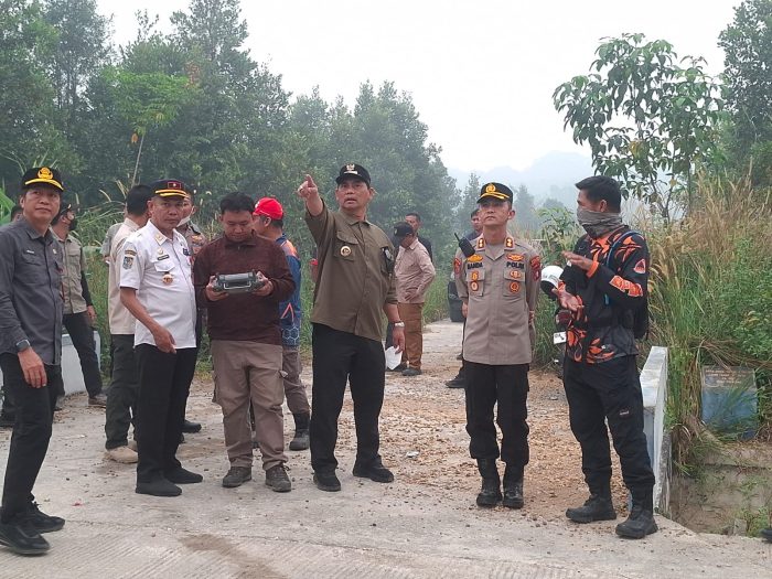 Bupati Barut dan Forkopimda Pantau Karhutla di Kecamatan Teweh Tengah dan Selatan