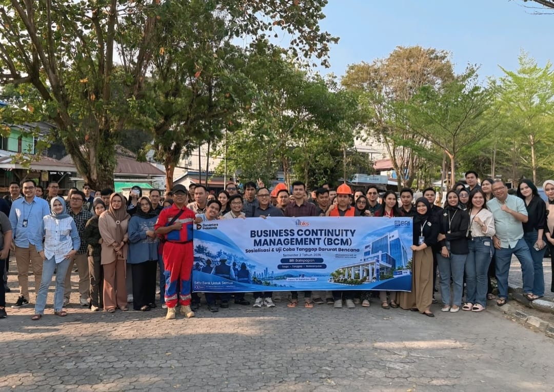BRI Balikpapan Sudirman Asah Kesiapan Tanggap Darurat Kebakaran Melalui BCM 2026