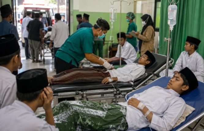 Keracunan MBG Kembali Terjadi, Ratusan Santri Sidoarjo Meradang