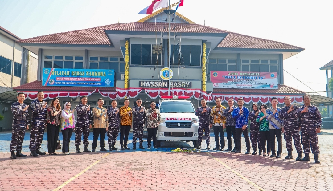 Bantuan Ambulans BRI Peduli Optimalkan Layanan Kesehatan Lanal Banjarmasin