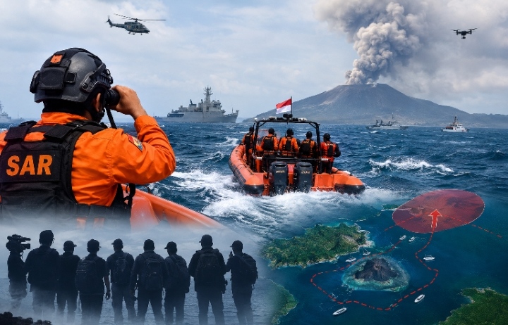 Pencarian 8 Orang Hilang di Selat Sunda Diperluas, Jejak 5 Jurnalis dan Kru Belum Ditemukan