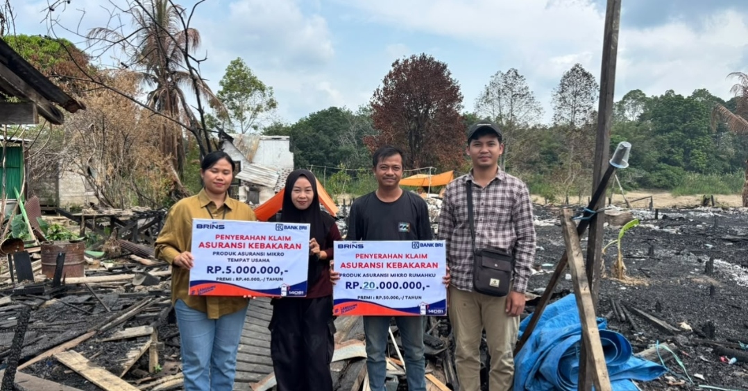 BRI BO Tenggarong Cairkan Klaim Asuransi Mikro untuk Korban Kebakaran
