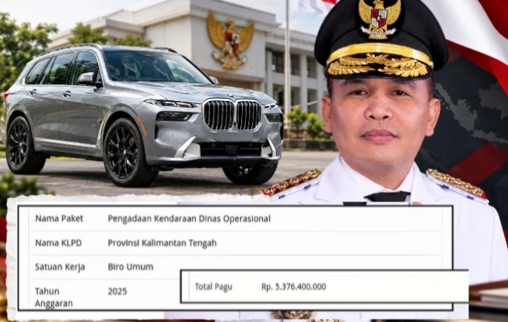 Mobil Dinas Rp5,3 Miliar Gubernur Kalteng Jadi Sorotan Publik
