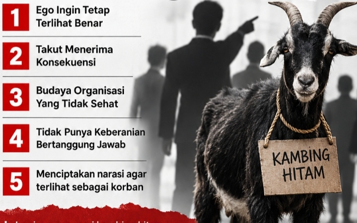 Ciri-ciri Orang yang Suka Mecari Kambing Hitam
