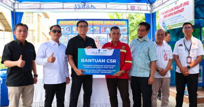 Peduli Pangan dan Lingkungan, Bank Kalsel Salurkan CSR Budidaya Lele